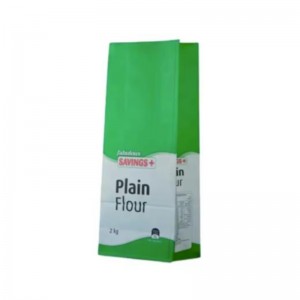 Uusi tyyli 1kg 2kg vehnäjauho -sokeripakkauspaperipussi